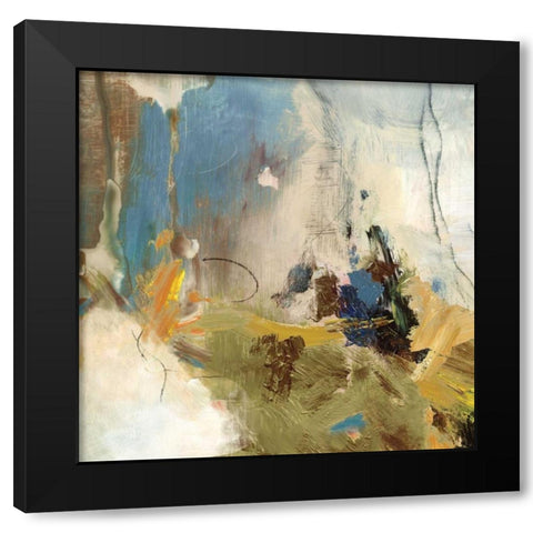 Crashing Waves I Black Modern Wood Framed Art Print with Double Matting by PI Studio