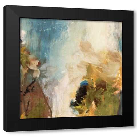 Crashing Waves II Black Modern Wood Framed Art Print with Double Matting by PI Studio