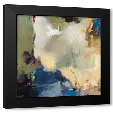 Elegant Mess Black Modern Wood Framed Art Print with Double Matting by PI Studio