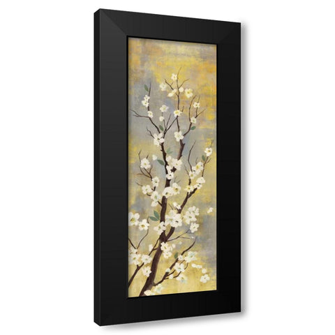Blossoms I Black Modern Wood Framed Art Print with Double Matting by PI Studio