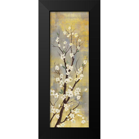 Blossoms I Black Modern Wood Framed Art Print by PI Studio