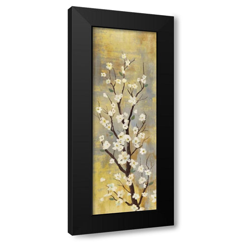 Blossoms II Black Modern Wood Framed Art Print with Double Matting by PI Studio