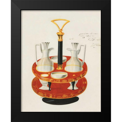 Carafes III Black Modern Wood Framed Art Print by PI Studio