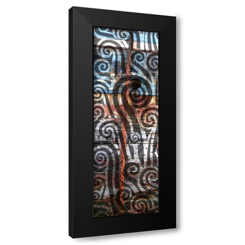 Anonymity I Black Modern Wood Framed Art Print with Double Matting by PI Studio