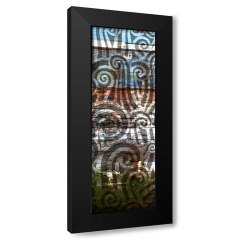 Anonymity III Black Modern Wood Framed Art Print with Double Matting by PI Studio