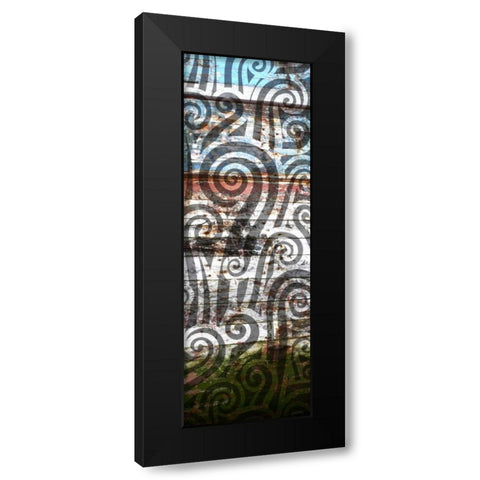 Anonymity IV Black Modern Wood Framed Art Print with Double Matting by PI Studio