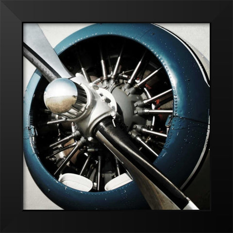 Aeronautical I Black Modern Wood Framed Art Print by PI Studio