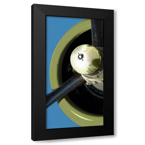 Aeronautical IV Black Modern Wood Framed Art Print with Double Matting by PI Studio