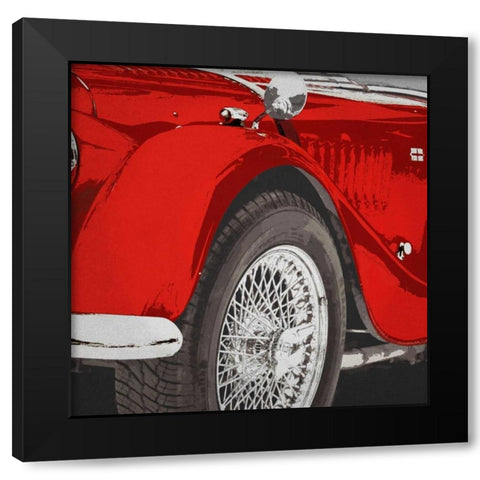 HANDSOME Black Modern Wood Framed Art Print with Double Matting by PI Studio