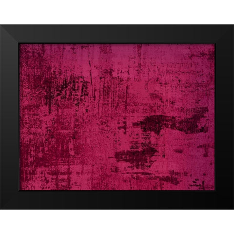 VIOLET Black Modern Wood Framed Art Print by PI Studio