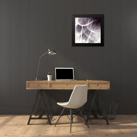 Blown Away Black Modern Wood Framed Art Print by PI Studio