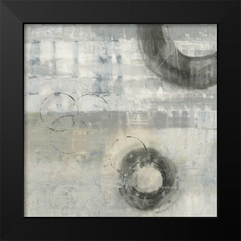 Soft Touch IV Black Modern Wood Framed Art Print by PI Studio