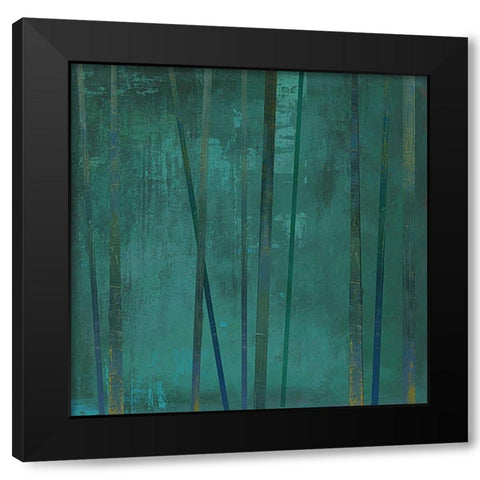 Tenuous I Black Modern Wood Framed Art Print with Double Matting by PI Studio