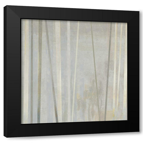 Tenuous II Black Modern Wood Framed Art Print with Double Matting by PI Studio