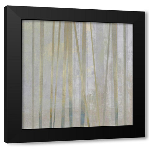 Tenuous IV Black Modern Wood Framed Art Print with Double Matting by PI Studio