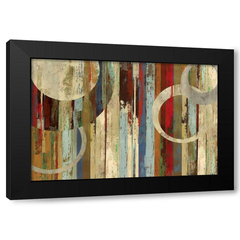 Ilano Black Modern Wood Framed Art Print with Double Matting by PI Studio