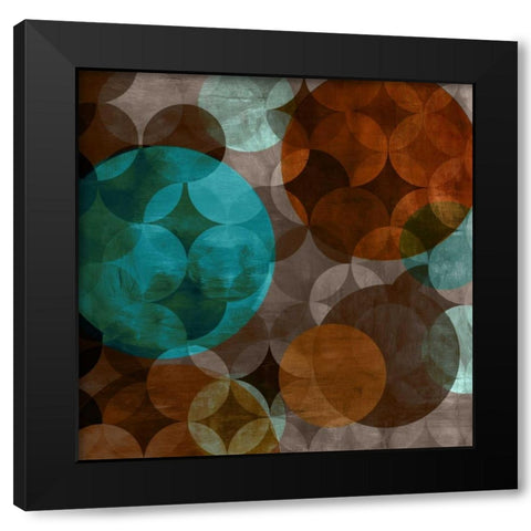 New Colony Black Modern Wood Framed Art Print with Double Matting by PI Studio