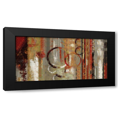 Portage I Black Modern Wood Framed Art Print with Double Matting by PI Studio