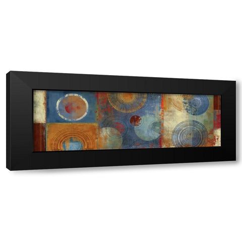 Organic I Black Modern Wood Framed Art Print with Double Matting by PI Studio