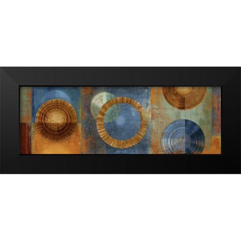 Organic II Black Modern Wood Framed Art Print by PI Studio