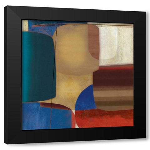 Respite Black Modern Wood Framed Art Print with Double Matting by PI Studio