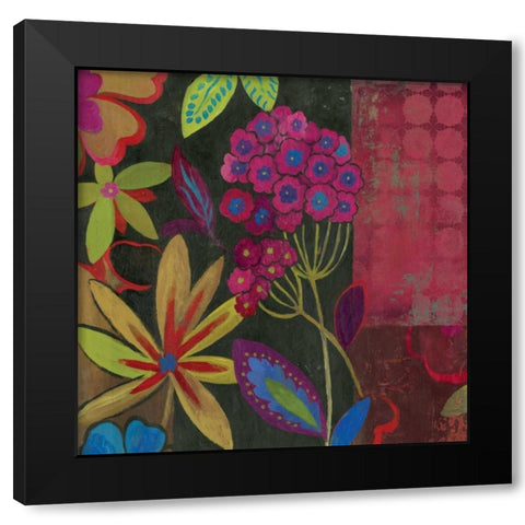 Frida I - Print on Demand Black Modern Wood Framed Art Print with Double Matting by PI Studio