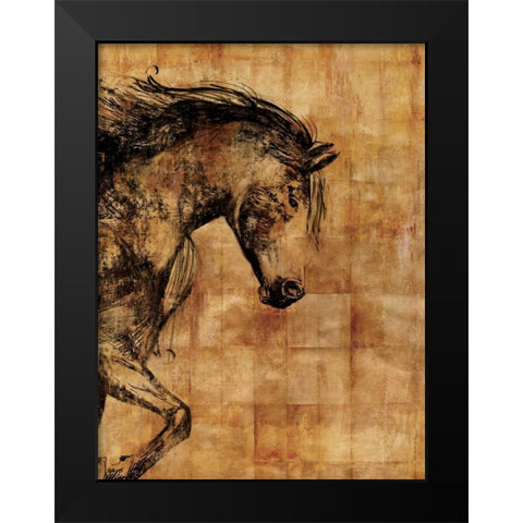 Stallion I - Print on Demand Black Modern Wood Framed Art Print by PI Studio