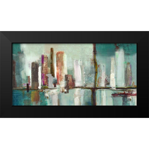 Illumination  Black Modern Wood Framed Art Print by PI Studio