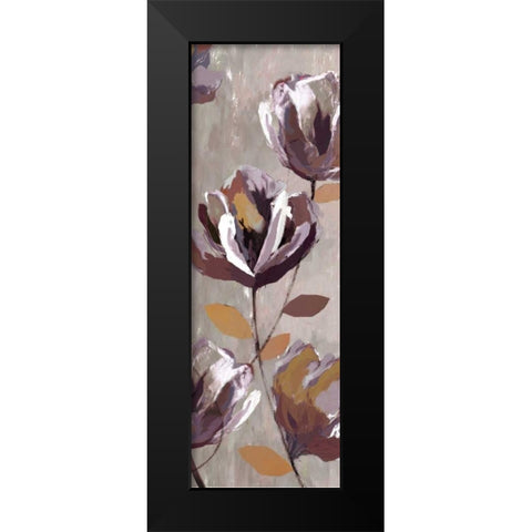 Cameroon Floral I Black Modern Wood Framed Art Print by PI Studio