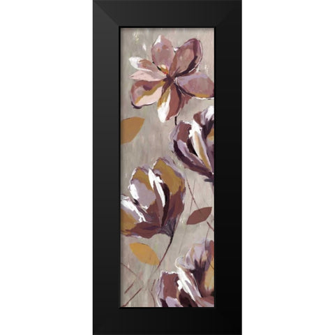 Cameroon Floral II Black Modern Wood Framed Art Print by PI Studio