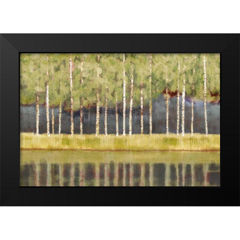 Luscious Morning Black Modern Wood Framed Art Print by PI Studio