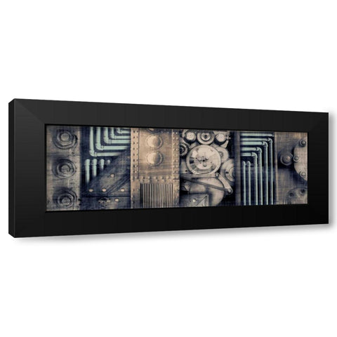 Industrial Strength Black Modern Wood Framed Art Print with Double Matting by PI Studio