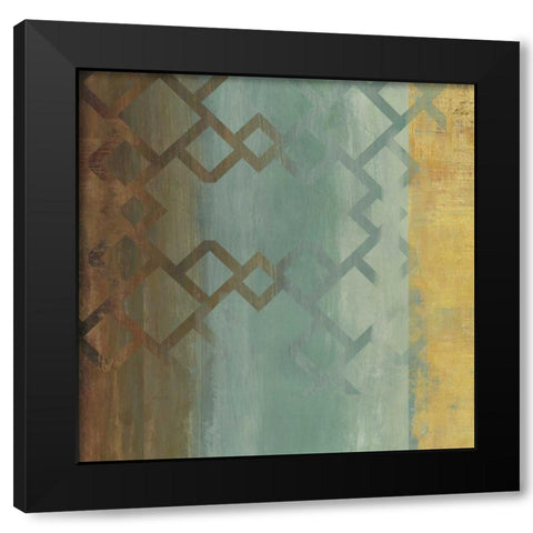 Pagenum I Black Modern Wood Framed Art Print by PI Studio