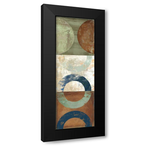 Hope to Taupe I Black Modern Wood Framed Art Print with Double Matting by PI Studio