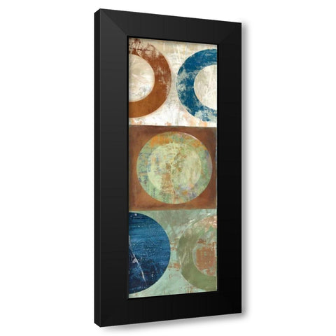 Hope to Taupe II Black Modern Wood Framed Art Print with Double Matting by PI Studio