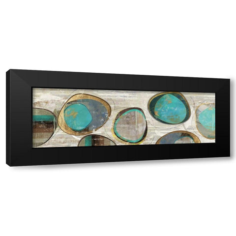 Stem Speckled I Black Modern Wood Framed Art Print with Double Matting by PI Studio