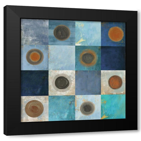 Vanguard Black Modern Wood Framed Art Print with Double Matting by PI Studio