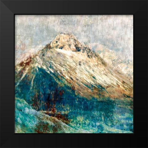 Mountain I Black Modern Wood Framed Art Print by PI Studio