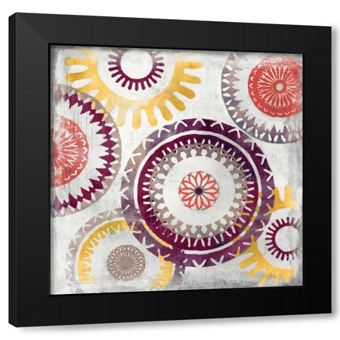 Play Black Modern Wood Framed Art Print by PI Studio