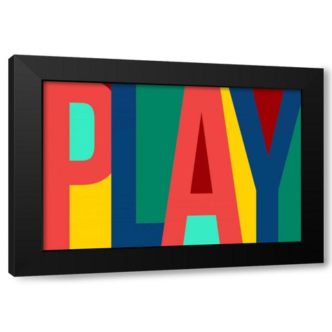 Smile  Black Modern Wood Framed Art Print with Double Matting by PI Studio