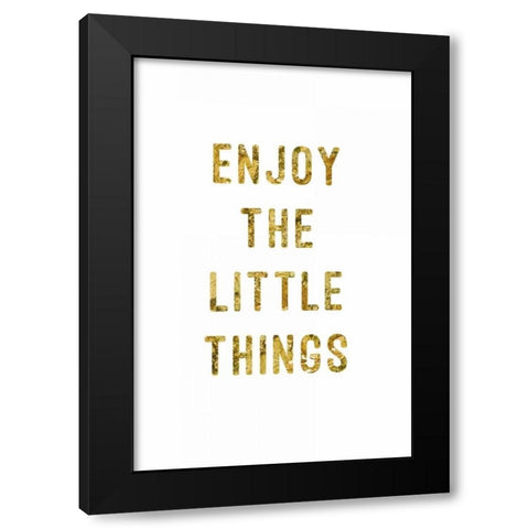 Lip Love Black Modern Wood Framed Art Print with Double Matting by PI Studio