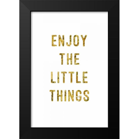 Lip Love Black Modern Wood Framed Art Print by PI Studio