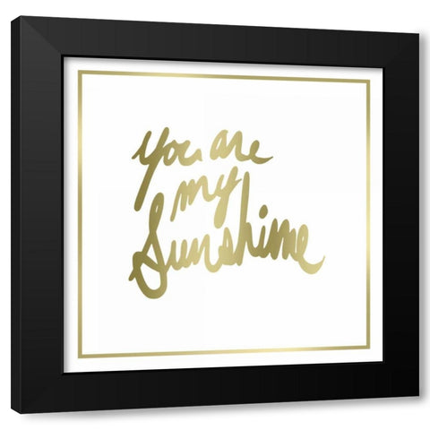 You are worth it all Border Black Modern Wood Framed Art Print by PI Studio