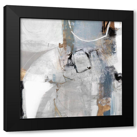Clear Call II Black Modern Wood Framed Art Print by Piovan, Maurizio