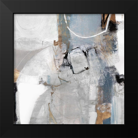 Clear Call II Black Modern Wood Framed Art Print by Piovan, Maurizio