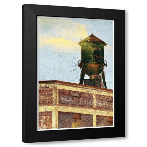 Warehouse Black Modern Wood Framed Art Print with Double Matting by Normand, Pascal