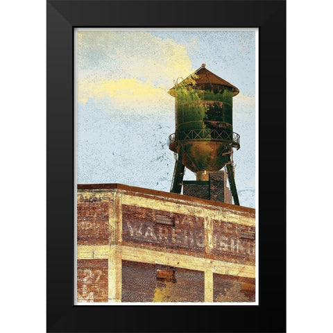 Warehouse Black Modern Wood Framed Art Print by Normand, Pascal