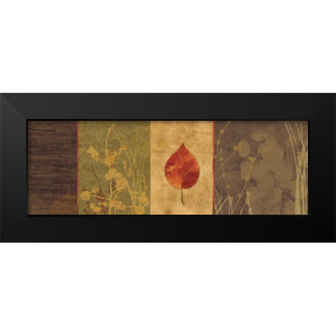 Singing Garden Black Modern Wood Framed Art Print by Pearce, Allison