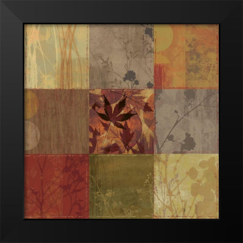 Botanical Reflections - Oversize Black Modern Wood Framed Art Print by Pearce, Allison