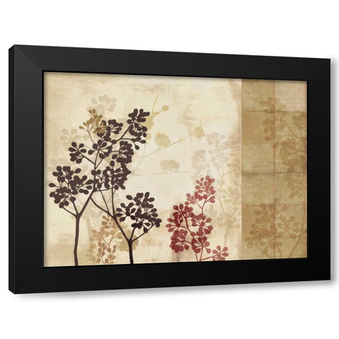 Blossoming II  Black Modern Wood Framed Art Print with Double Matting by Pearce, Allison